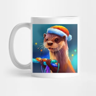 Cute Otter Drawing Mug